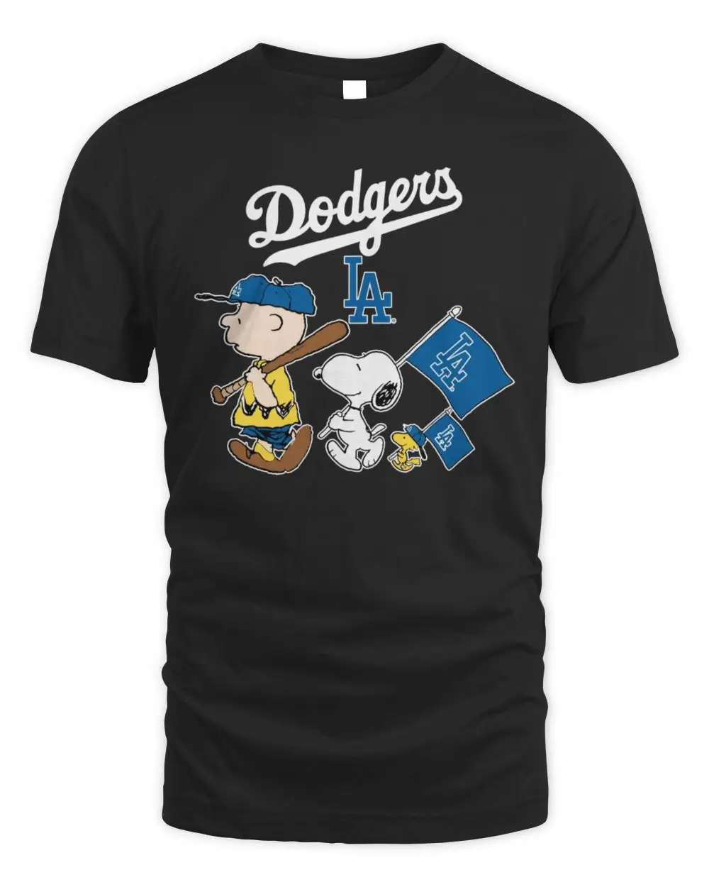 Los Angeles Dodgers Baseball X Peanuts Snoopy Flag Hoodie