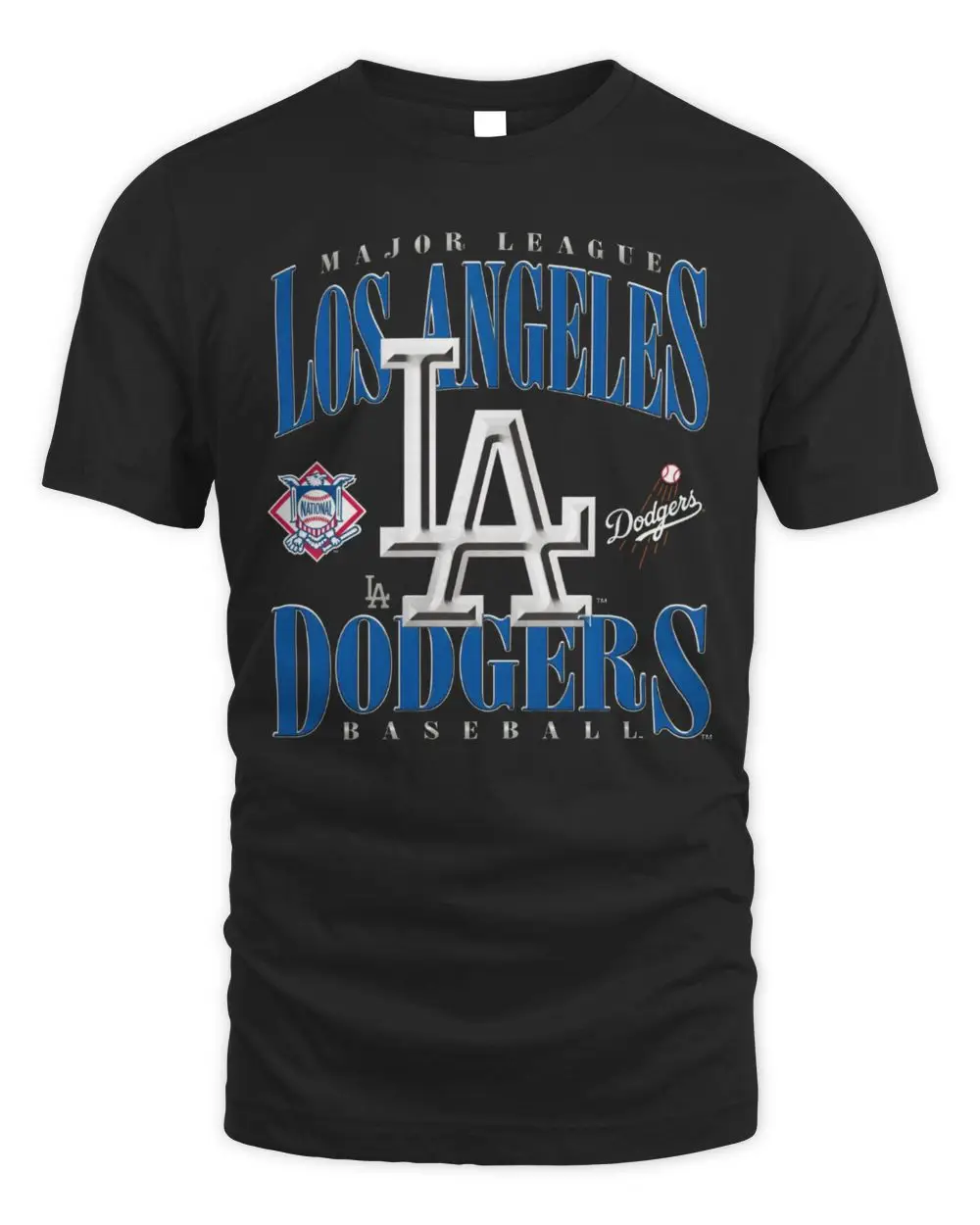 Los Angeles Dodgers Chrome Stack Tee Shirt Los Angeles Dodgers Chrome Stack Tee Shirt - Image 1