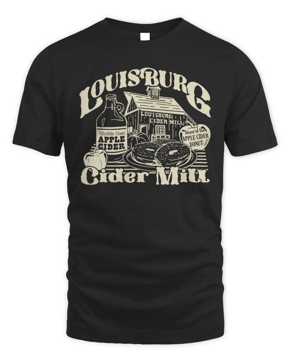 Louisburg Cider Mill World's Best Apple Cider Home Of The Apple Cider Donut Barn Hoodie