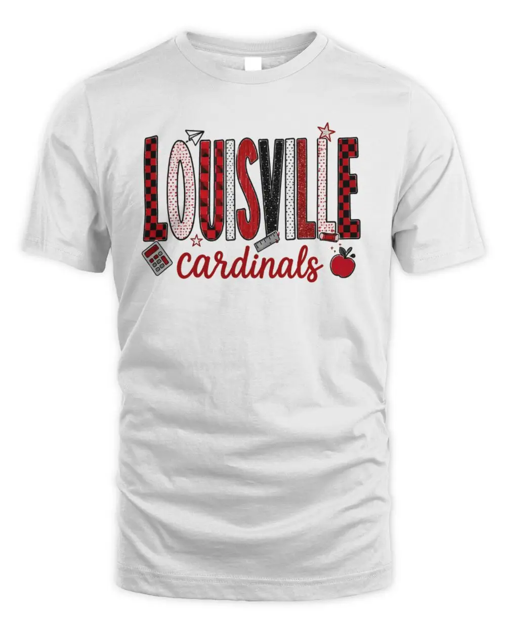 Louisville Cardinals Unisex Teacher Game Day T-Shirt
