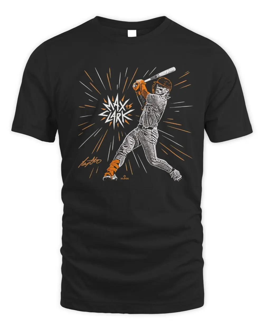 Max Clark Detroit Tigers Player Action Swing Signature Graphic Hoodie 2026