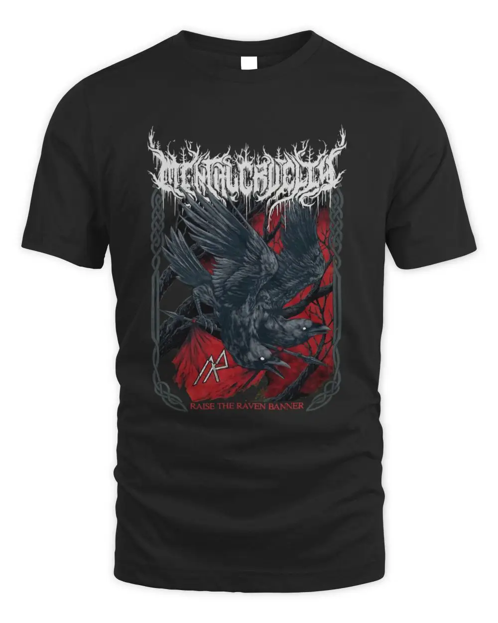 Mental Cruelty Raise the Raven Banner T-Shirt