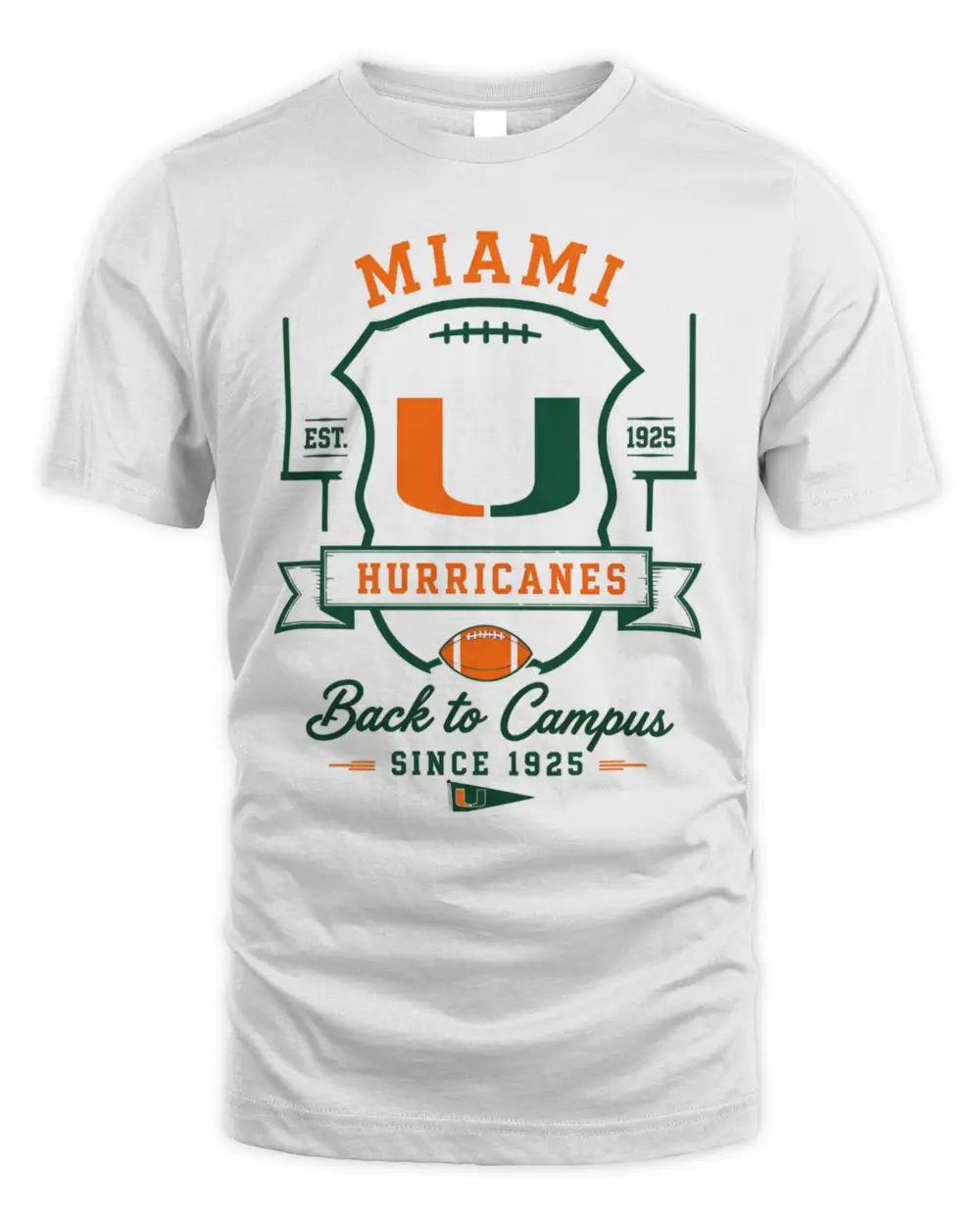 Miami Hurricanes Back To Campus Hoodie Sweatshirt