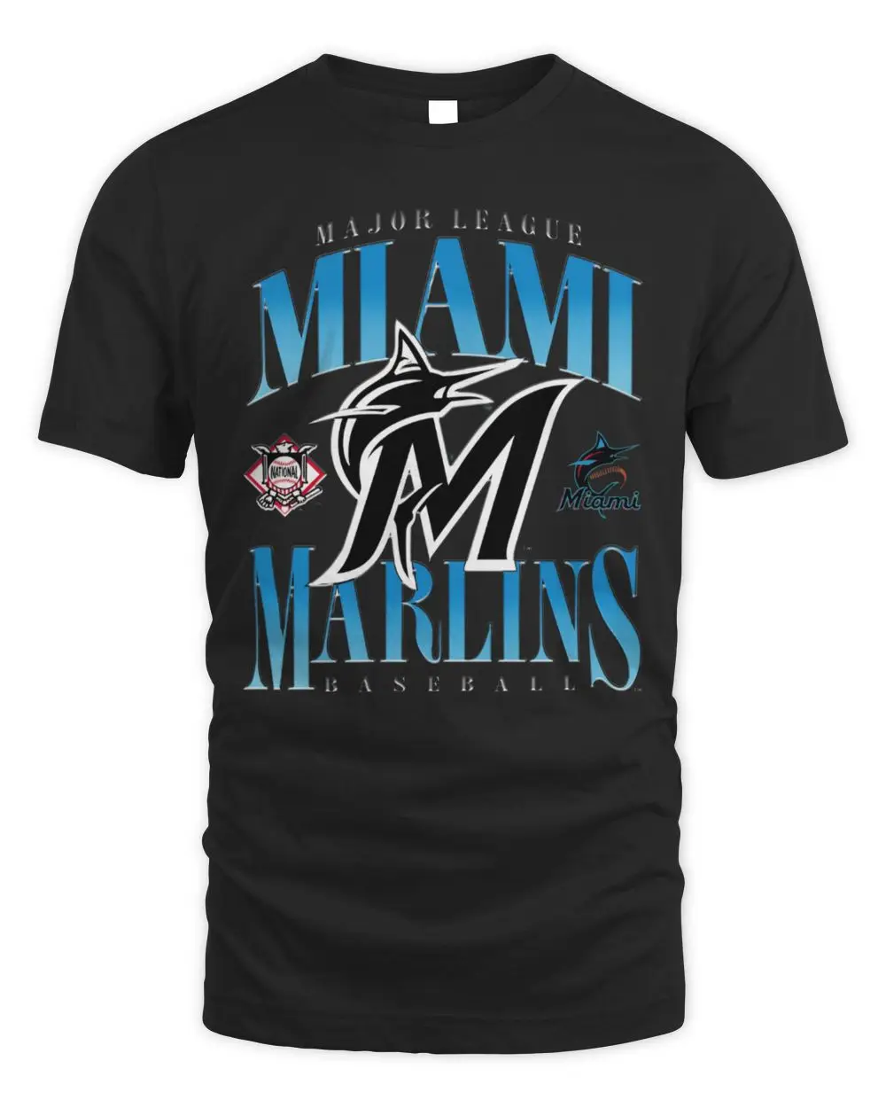 Miami Marlins Chrome Stack Official Hoodie Miami Marlins Chrome Stack Official Hoodie - Image 1