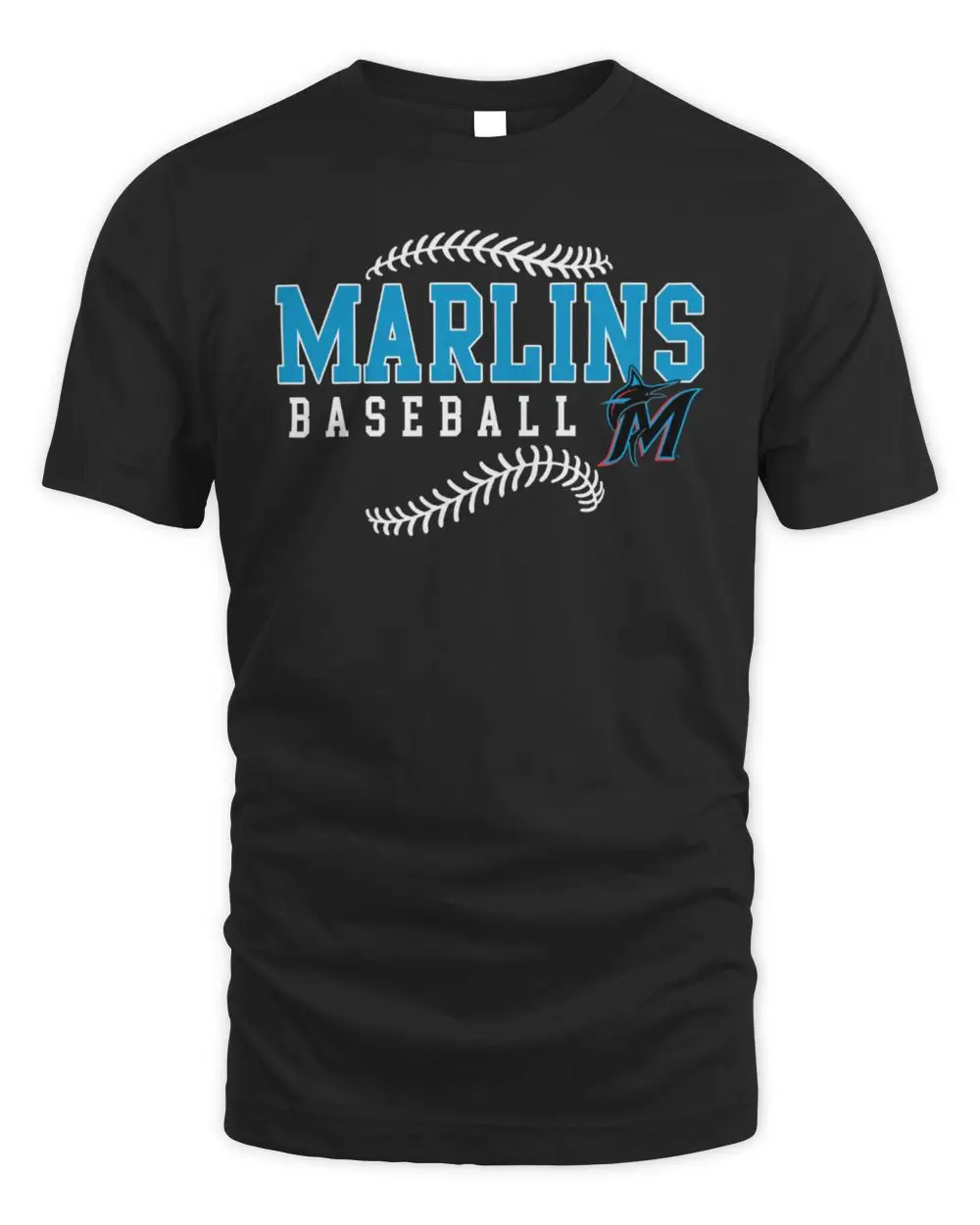 Miami Marlins MLB Baseball Team Logo M Graphic T-Shirt