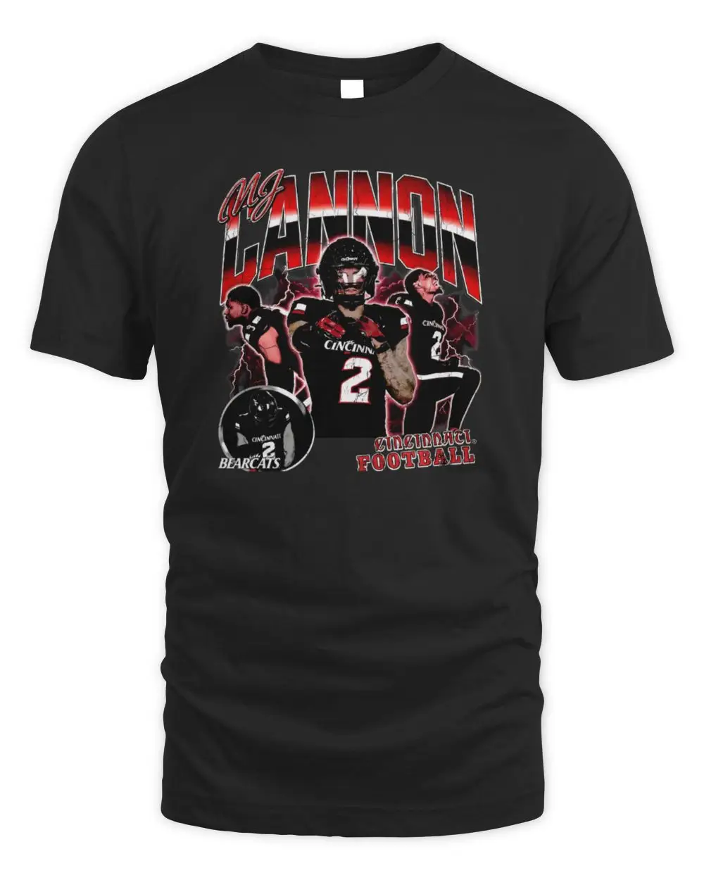 MJ Cannon Cincinnati Black Electric Tee