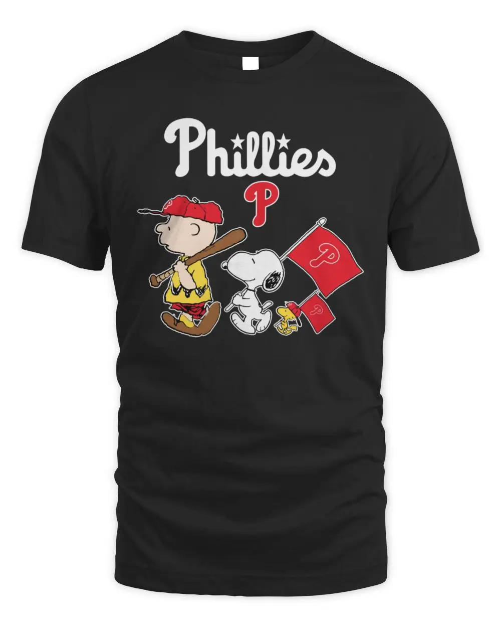 MLB Shop Philadelphia Phillies Peanuts Flag T-Shirt