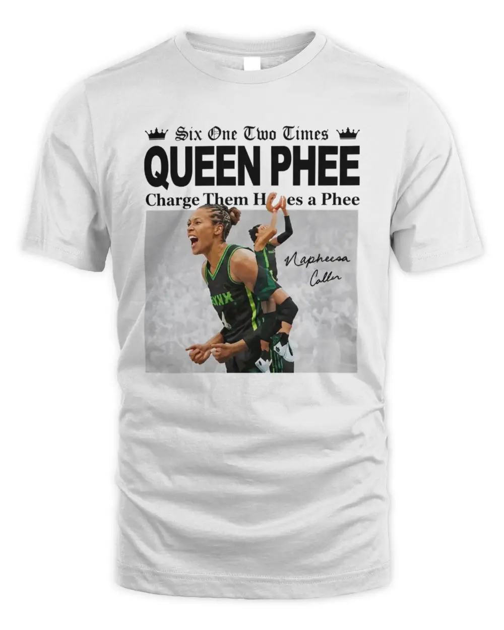 Napheesa Collier Queen Phee Minnesota Lynx WNBA Season Signature T-Shirt