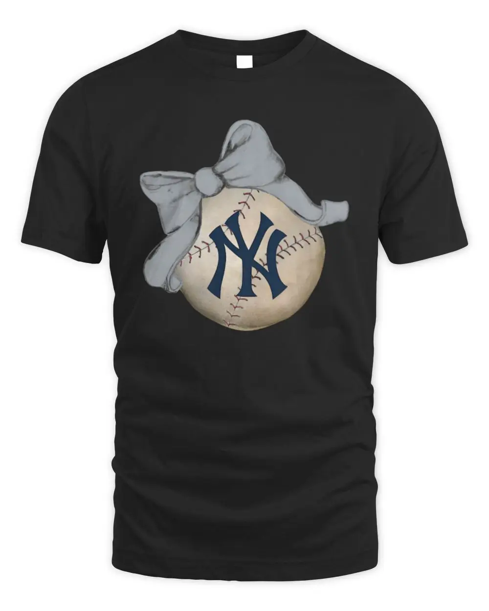New York Yankees MLB Bow Baseball Logo Fan Graphic Hoodie