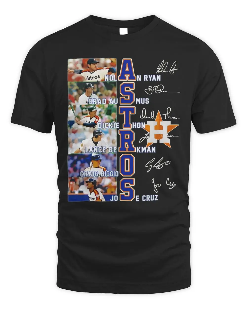 Nolan Ryan Brad Ausmus Dickie Thon Lance Berkman Craig Biggio Jose Cruz Houston Astros Official Hoodie