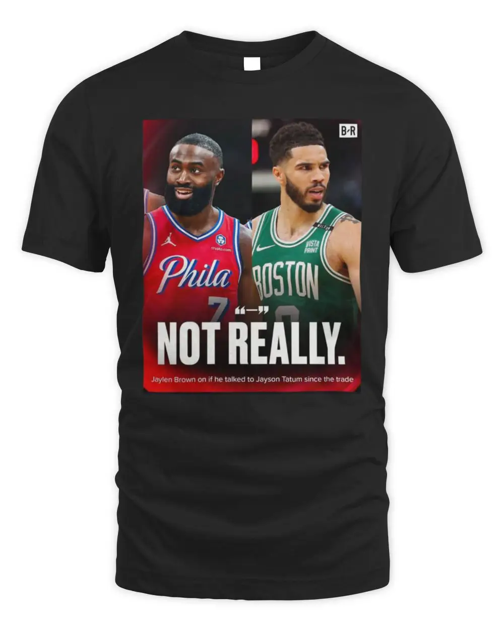 Not Really Jaylen Brown On If He Talked To Jayson Tatum Since The Trade Hoodie
