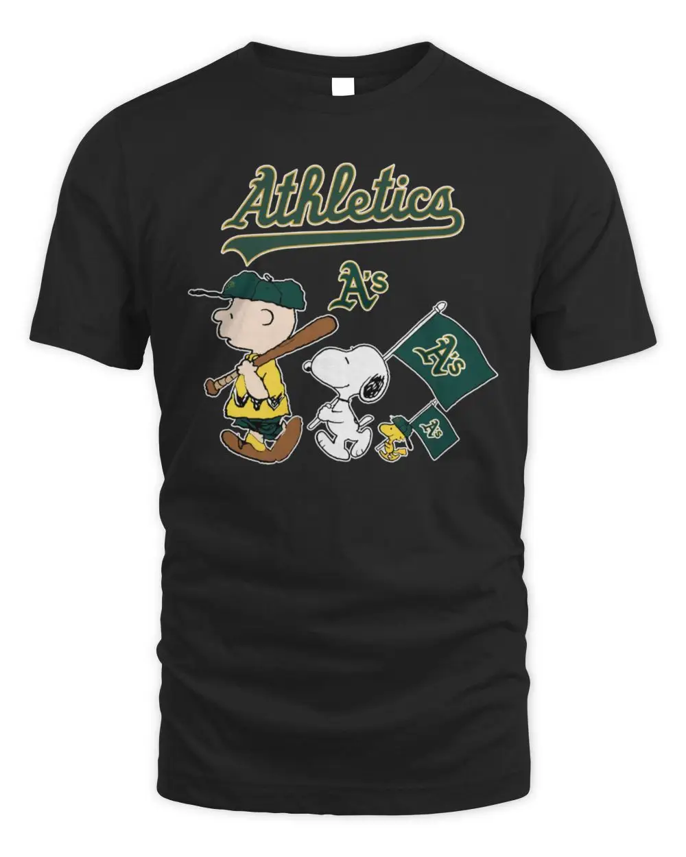 Oakland Athletics Baseball X Peanuts Snoopy Flag Hoodie