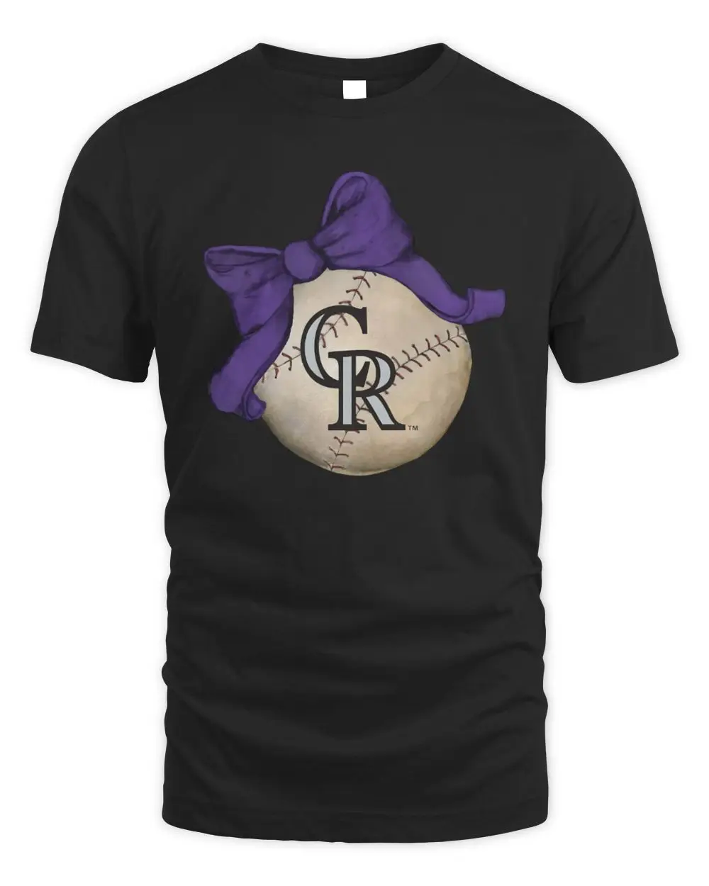 Official 2026 Colorado Rockies Baseball Bow T-Shirt