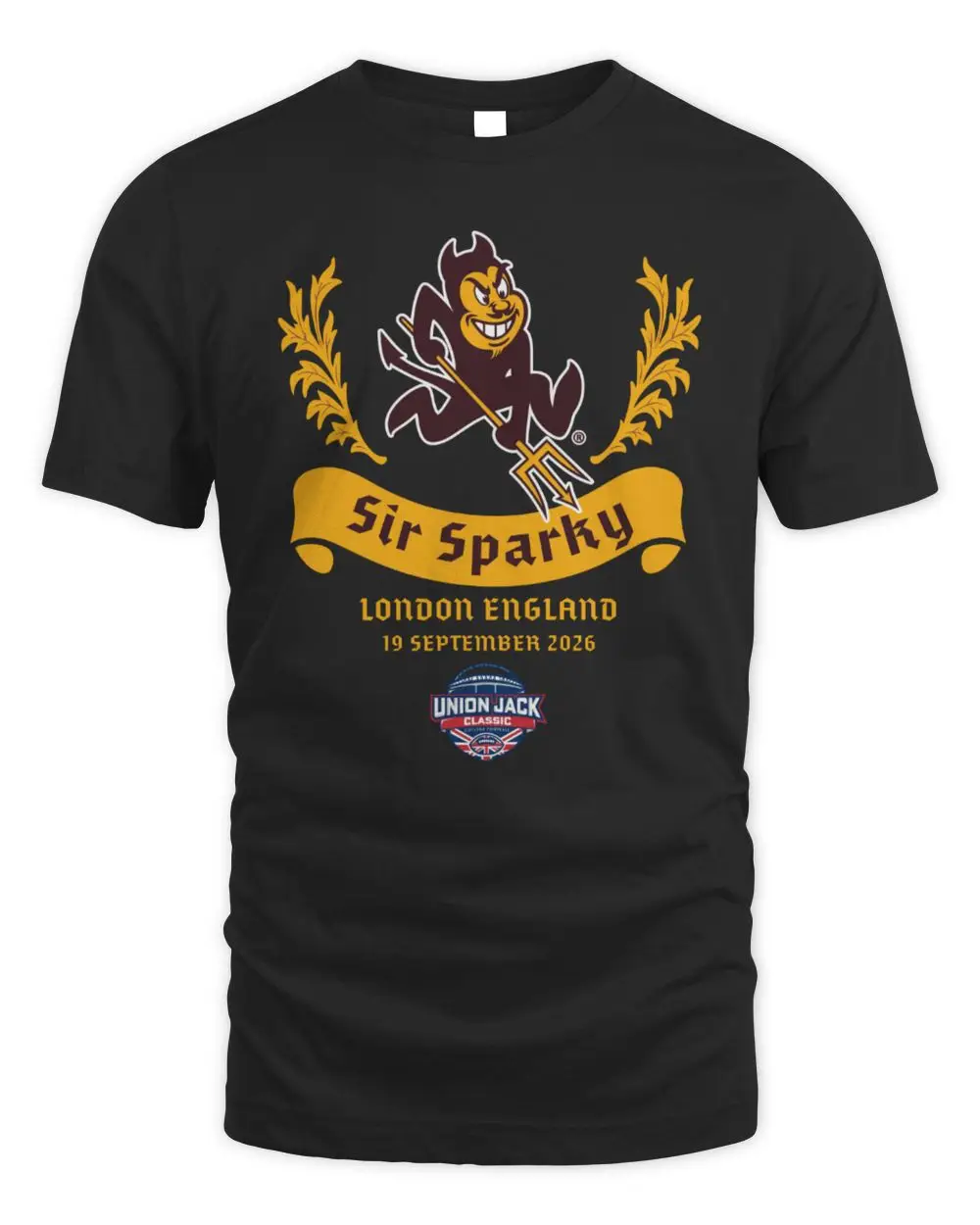 Official Arizona State Sun Devils Sir Sparky Union Jack Classic 2026 Hoodie