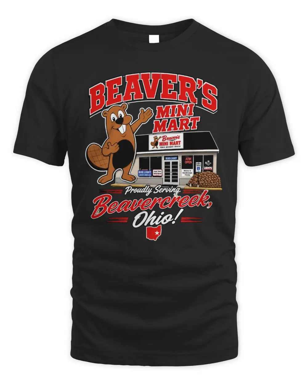 Official Beaver’s Mini Mart Proud Serving Beavercreek Ohio Shirt