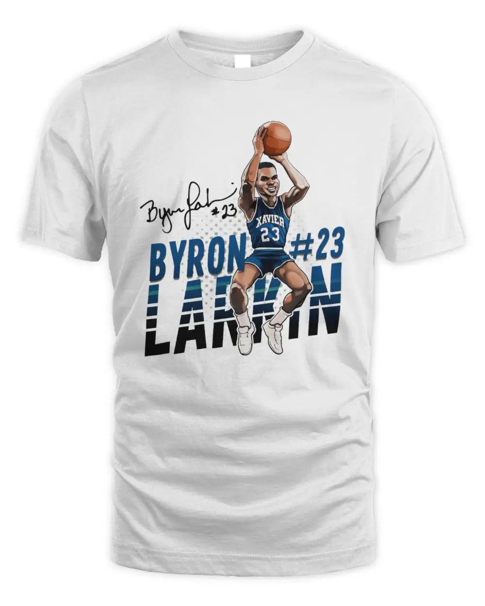 Official Byron Larkin Hall Of Heroes Signature 2026 T-Shirt