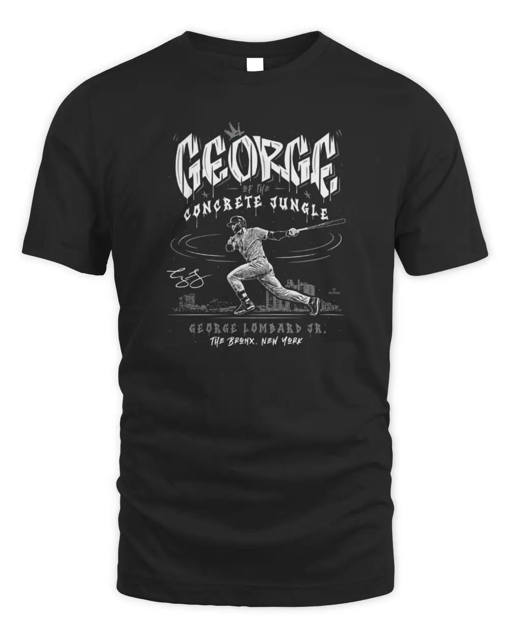 Official George Of The Concrete Jungle George Lombard Jr. The Bronx New York MLB 2026 Signature Hoodie