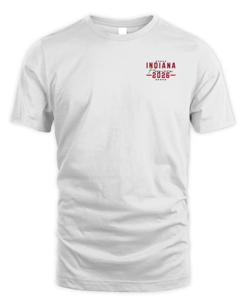 Official Indiana Hoosiers White 2026 Football Schedule Short Sleeve T-Shirt