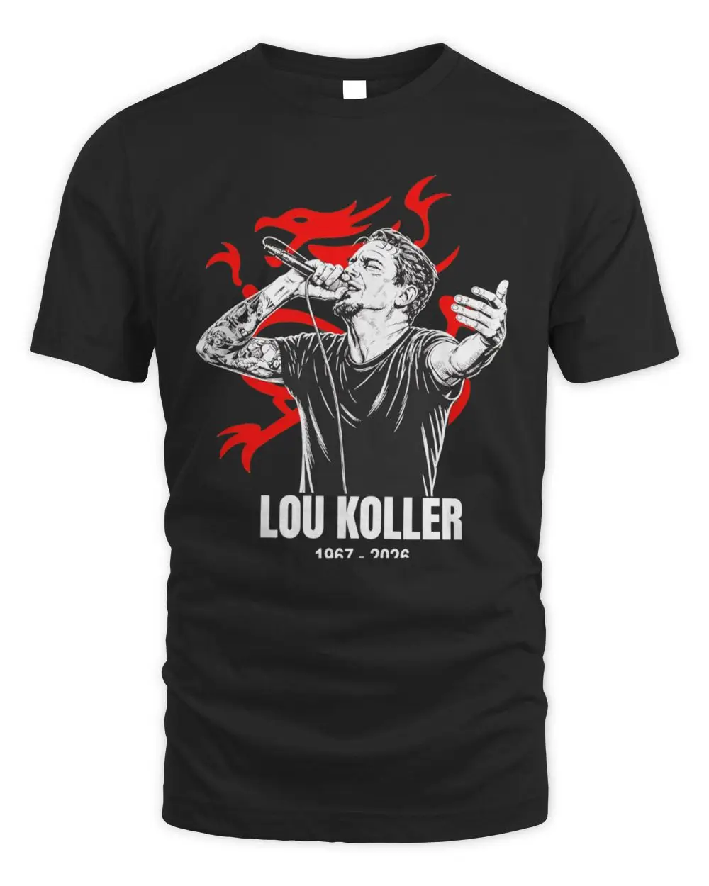 Official Lou Koller Merch Lou Koller 1967-2026 Tribute Sick of It All Hoodie Official Lou Koller Merch Lou Koller 1967-2026 Tribute Sick of It All Hoodie - Image 1