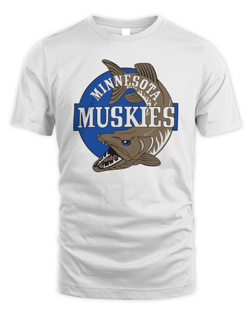 Official Minnesota Muskies ABA Basketball Team Fish Mascot Logo Hoodie