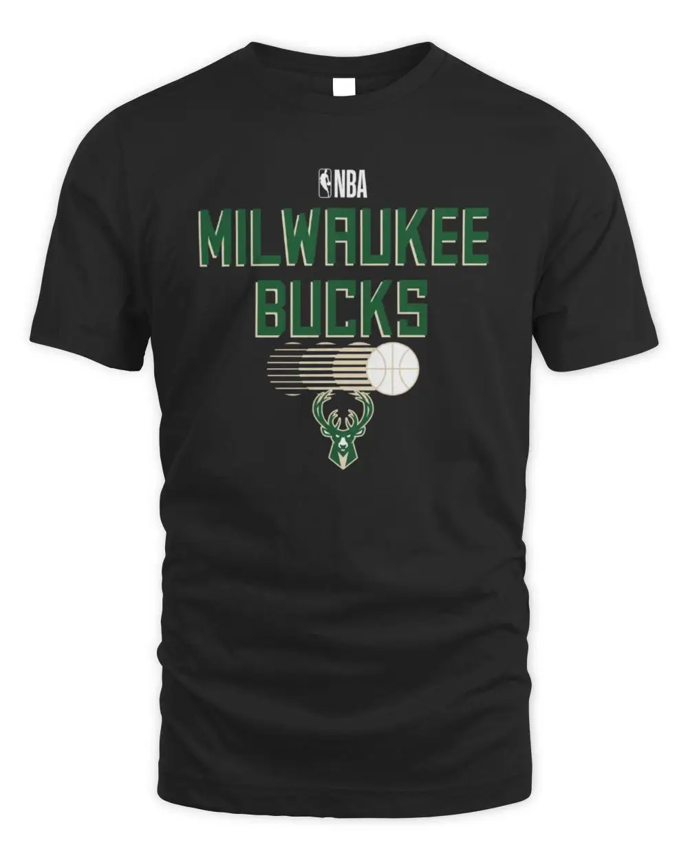 Official NBA Milwaukee Bucks Team Logo Basketball Hoodie Black