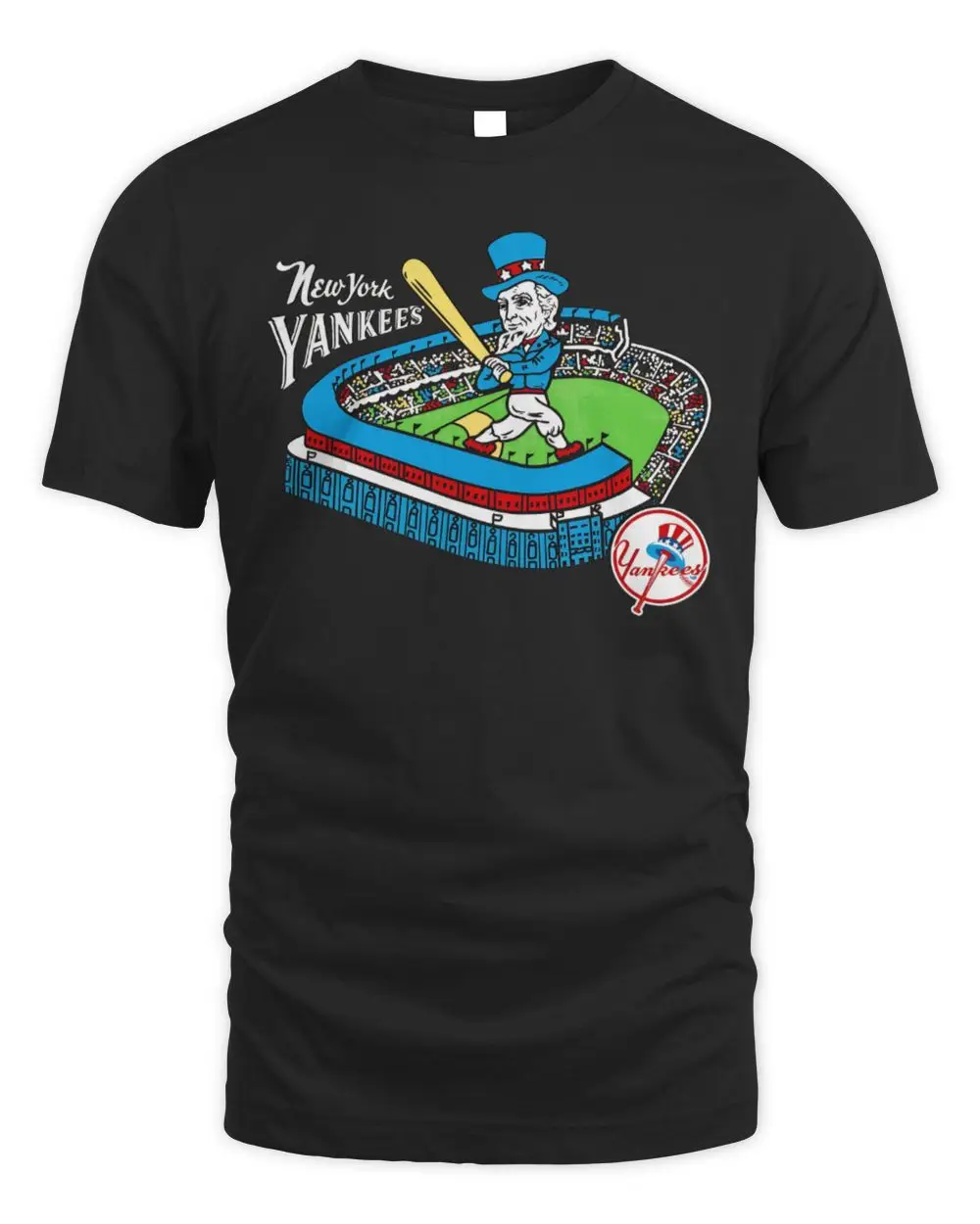 Official New York Yankees Navy Uncle Sam Short Sleeve T-Shirt
