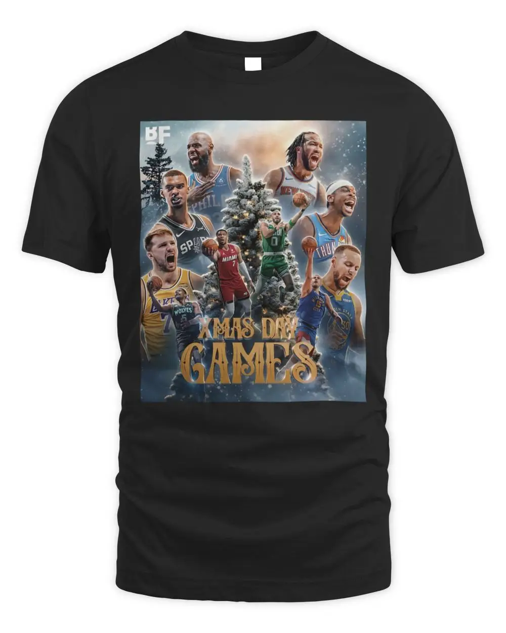 Official Xmas Day Games NBA Christmas Day 2026 Shirt