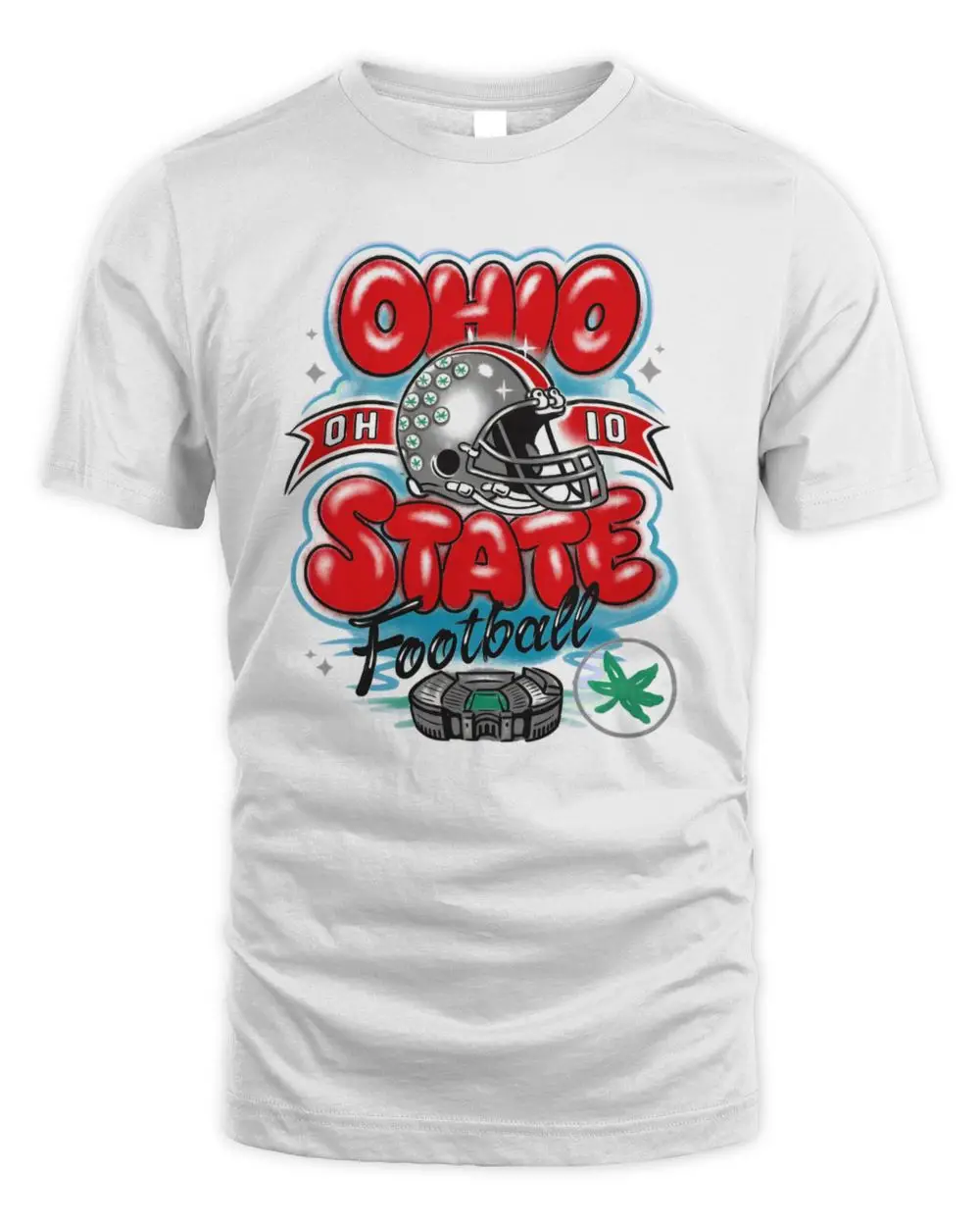 Ohio State Airbrush Hoodie