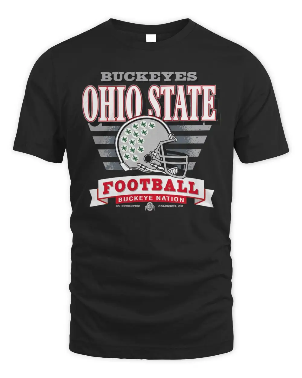 Ohio State Buckeyes Stripe Splash ’47 Hoodie Ohio State Buckeyes Stripe Splash ’47 Hoodie - Image 1