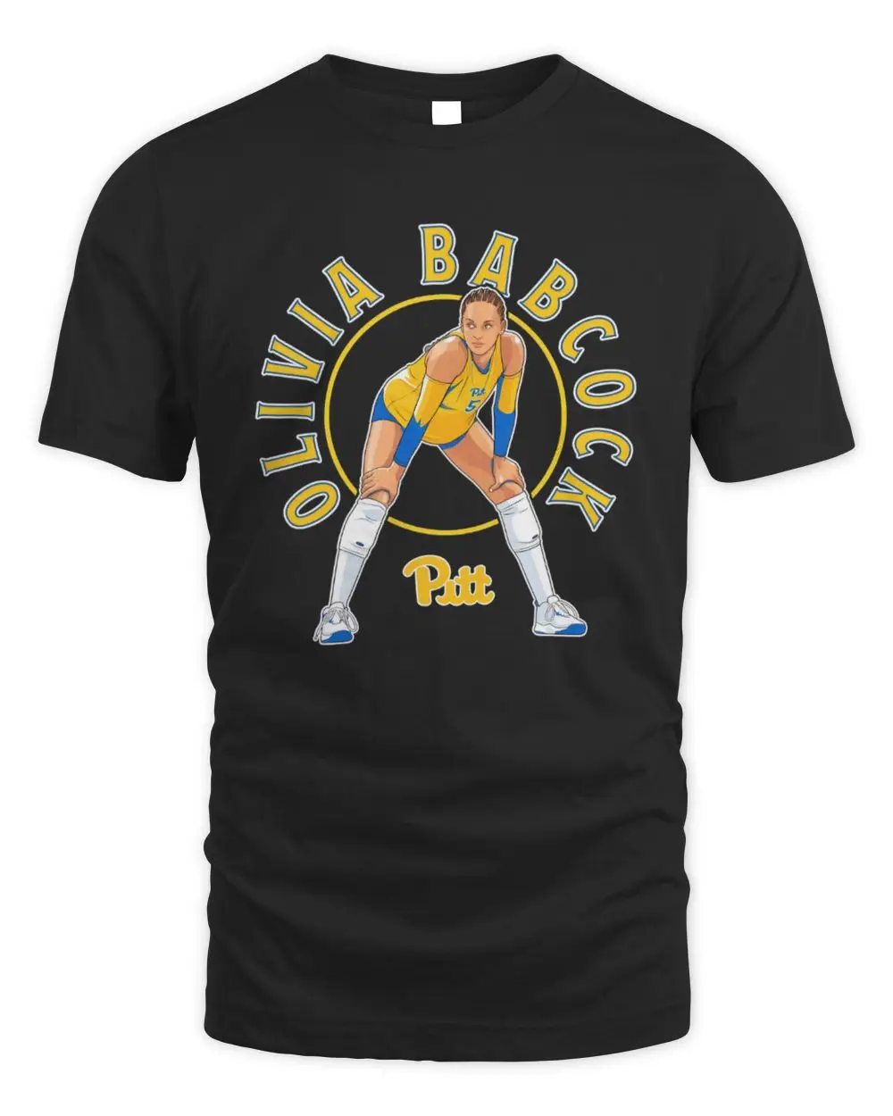 Olivia Babcock Pitt Panthers Exclusive Cartoon Hoodie