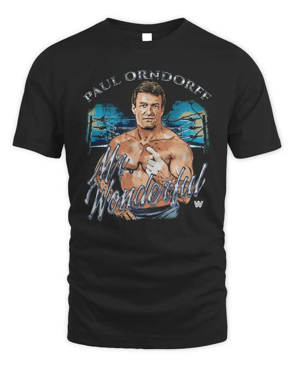Paul Orndorff Mr. Wonderful WWE Legend Wrestling Graphic Black Hoodie