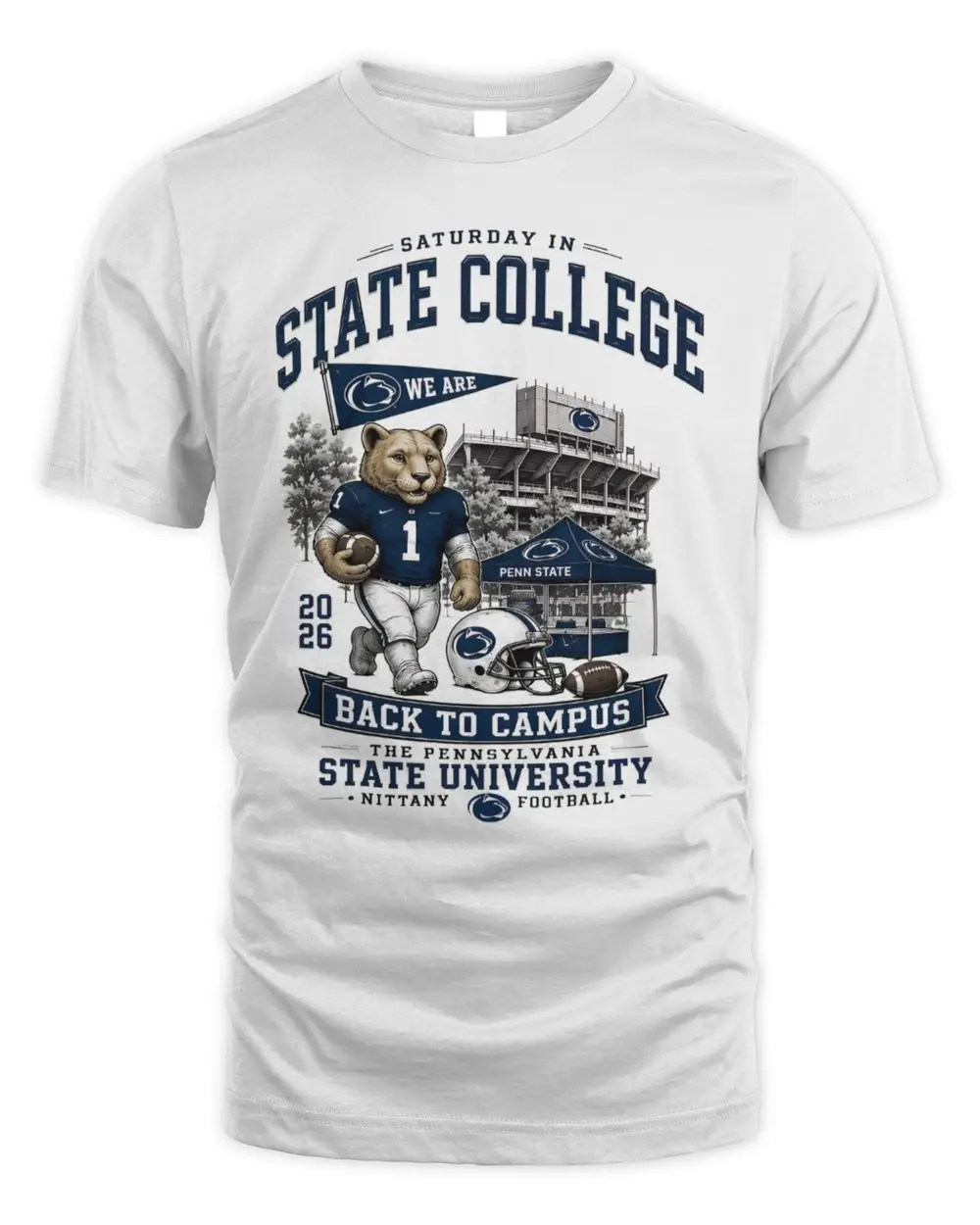 Penn State Nittany Lions Back To Campus T-Shirt