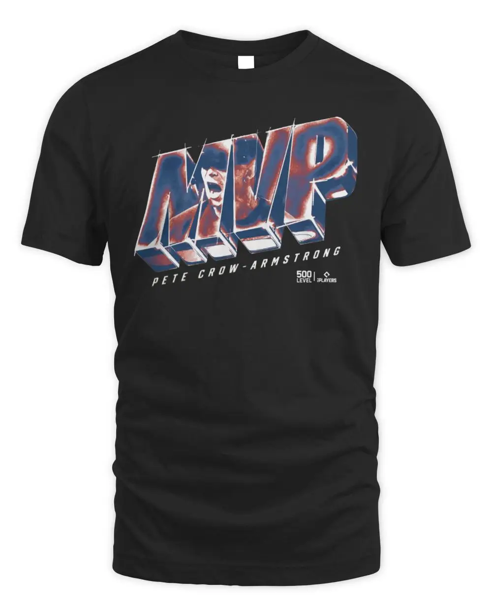 Pete Crow-Armstrong Chicago Baseball MVP Star Player 500 Level Graphic Black Hoodie