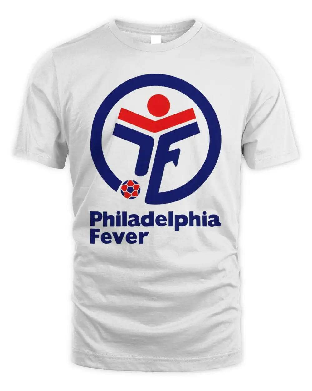 Philadelphia Fever Soccer Team Logo Vintage Sports Fan Graphic T-Shirt Philadelphia Fever Soccer Team Logo Vintage Sports Fan Graphic T-Shirt - Image 1