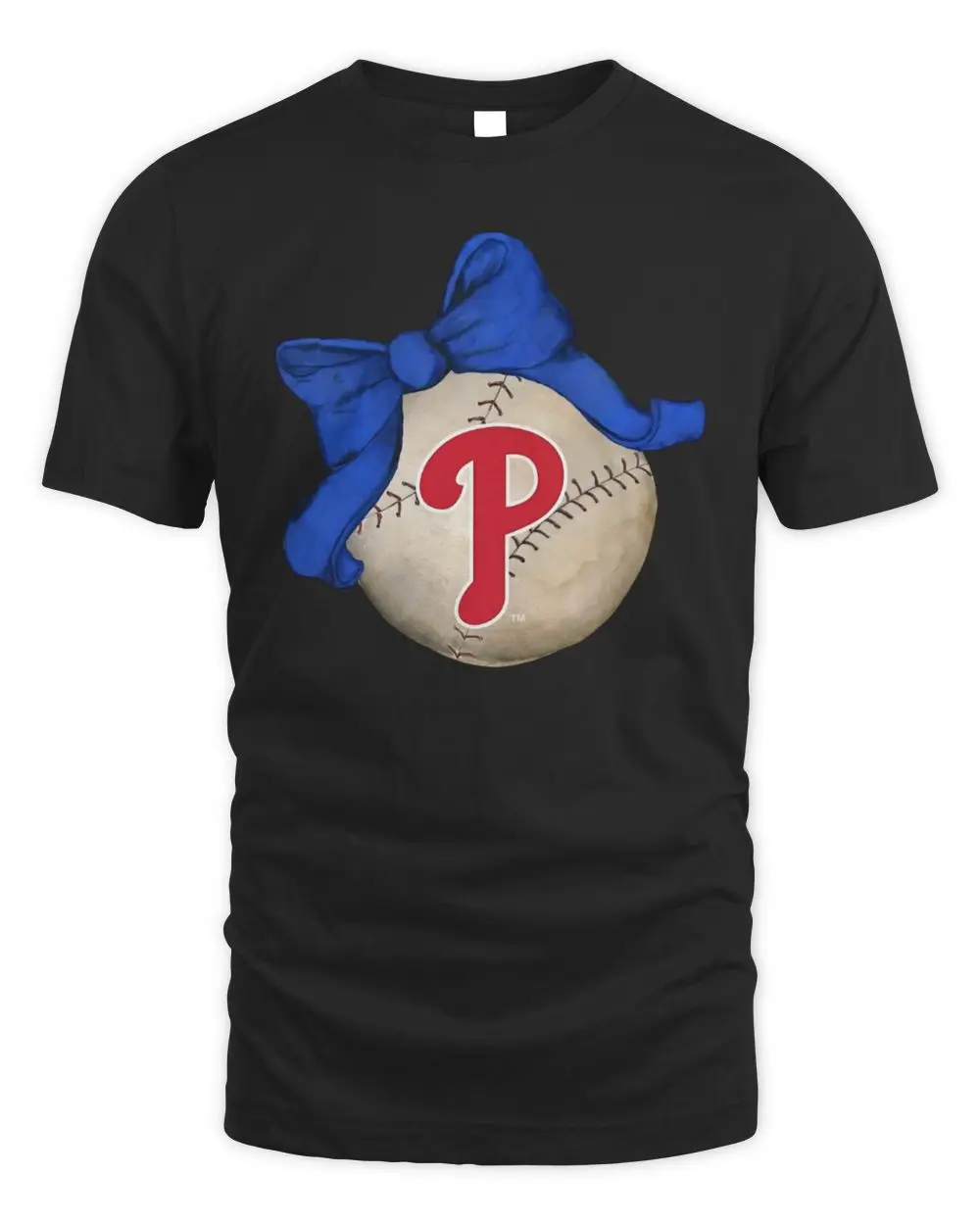 Philadelphia Phillies MLB Bow Baseball Logo Fan Graphic Hoodie