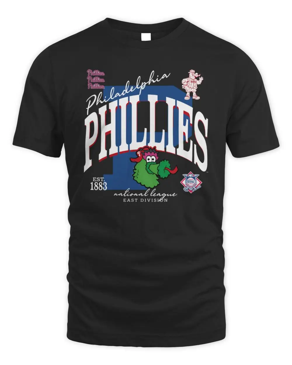 Philadelphia Phillies MLB National League East Division Mascot Logo Graphic Hodie Red