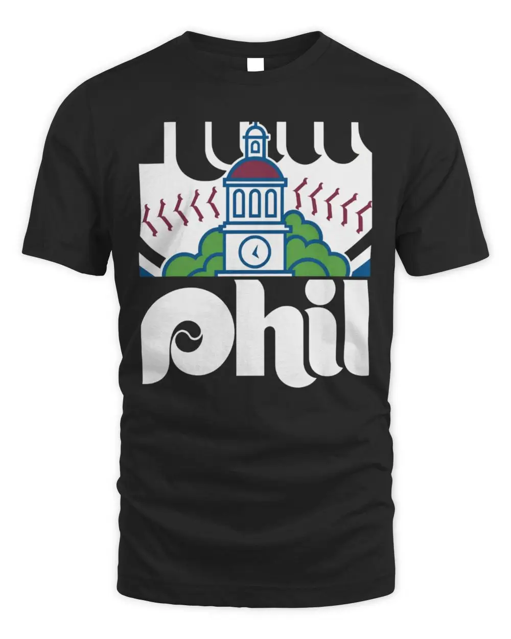Philadelphia Phillies MLB Philadelphia City Skyline Clock Tower Phil Hoodie Clothing