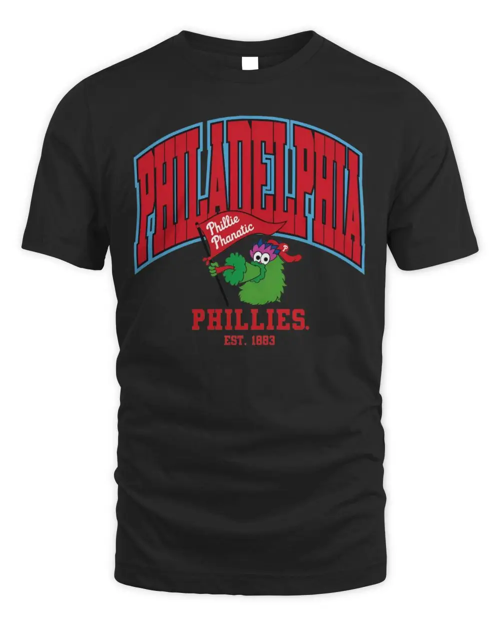 Philadelphia Phillies Phanatic EST 1883 Logo Baseball Hoodie Black