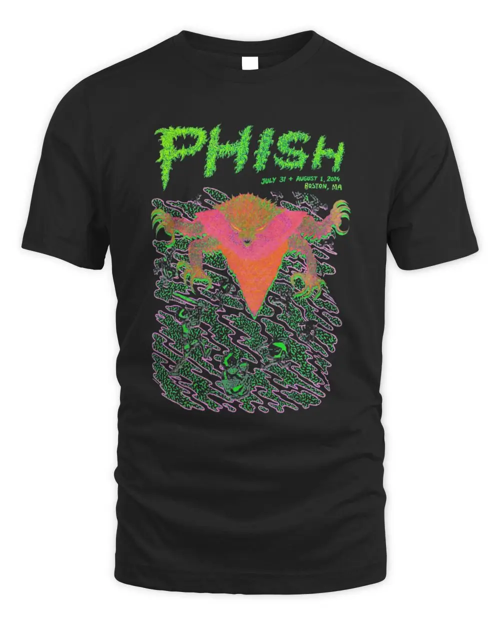 Phish Concert Tour 2026 Boston MA Psychedelic Monster Hoodie Clothing