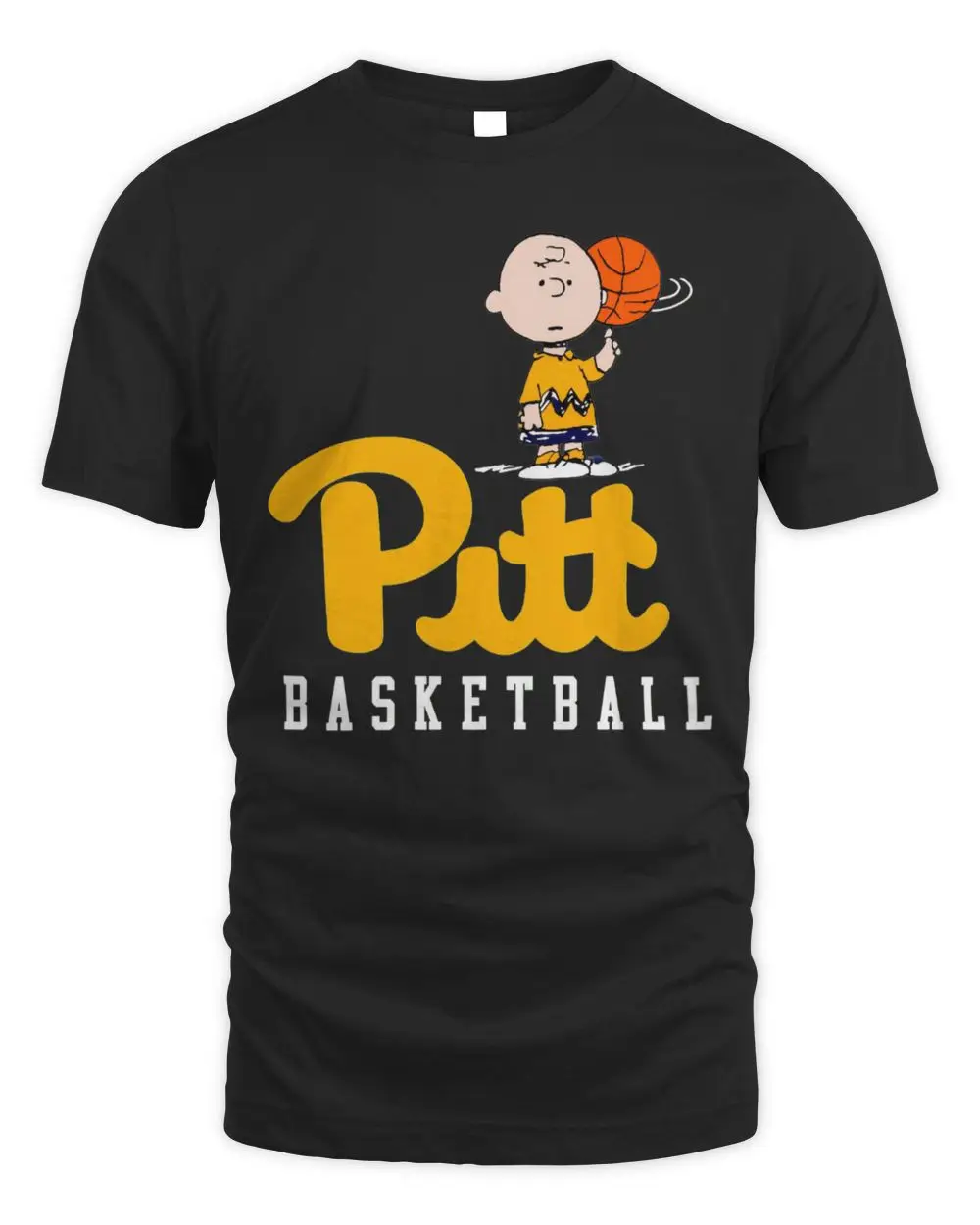Pittsburgh Panthers NCAA Pitt Basketball Charlie Brown Spinning Ball Cartoon Official Hoodie Pittsburgh Panthers NCAA Pitt Basketball Charlie Brown Spinning Ball Cartoon Official Hoodie - Image 1