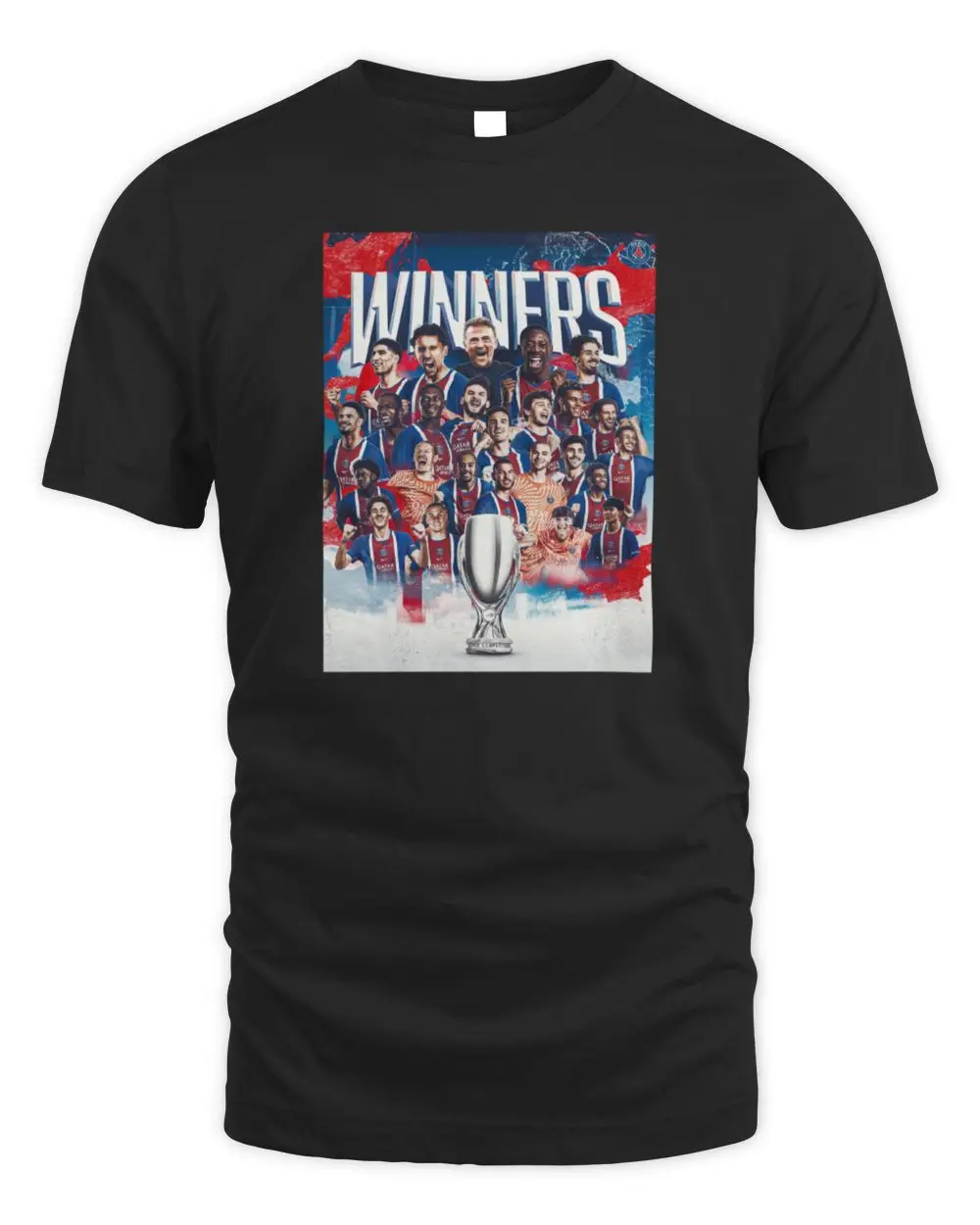 PSG Paris Saint-Germain 2026 UEFA Super Cup Champions Poster T-Shirt