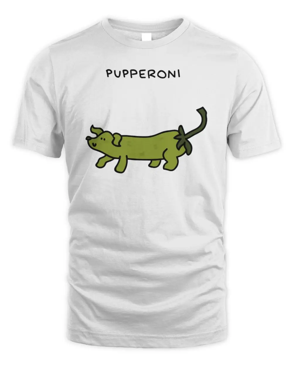 Pupperoni Dog Pickle Pun Cute Food Official Hoodie
