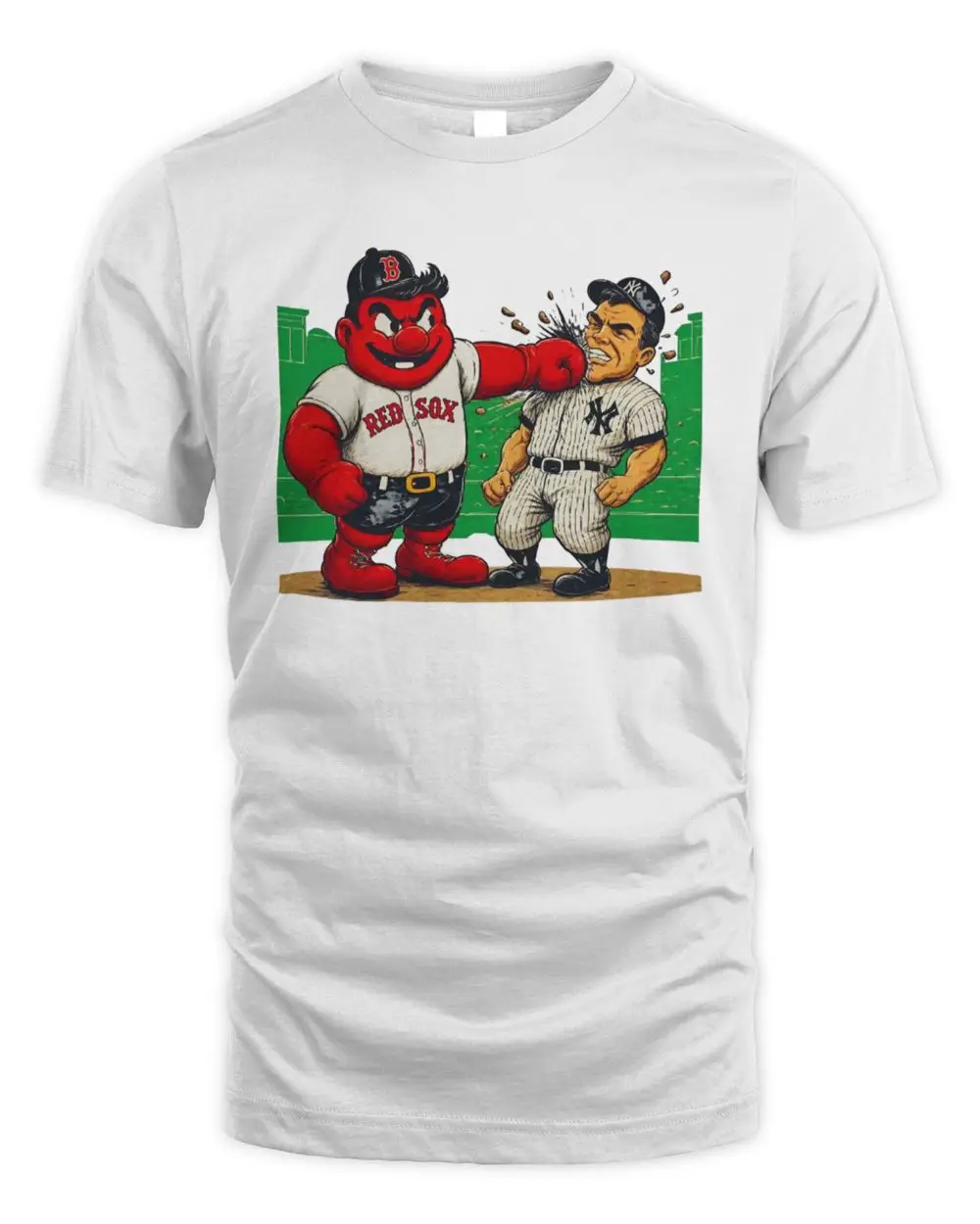 Red Sox And Yankees Rivalry Game Day 1985 Retro Baseball Graphic Hoodie