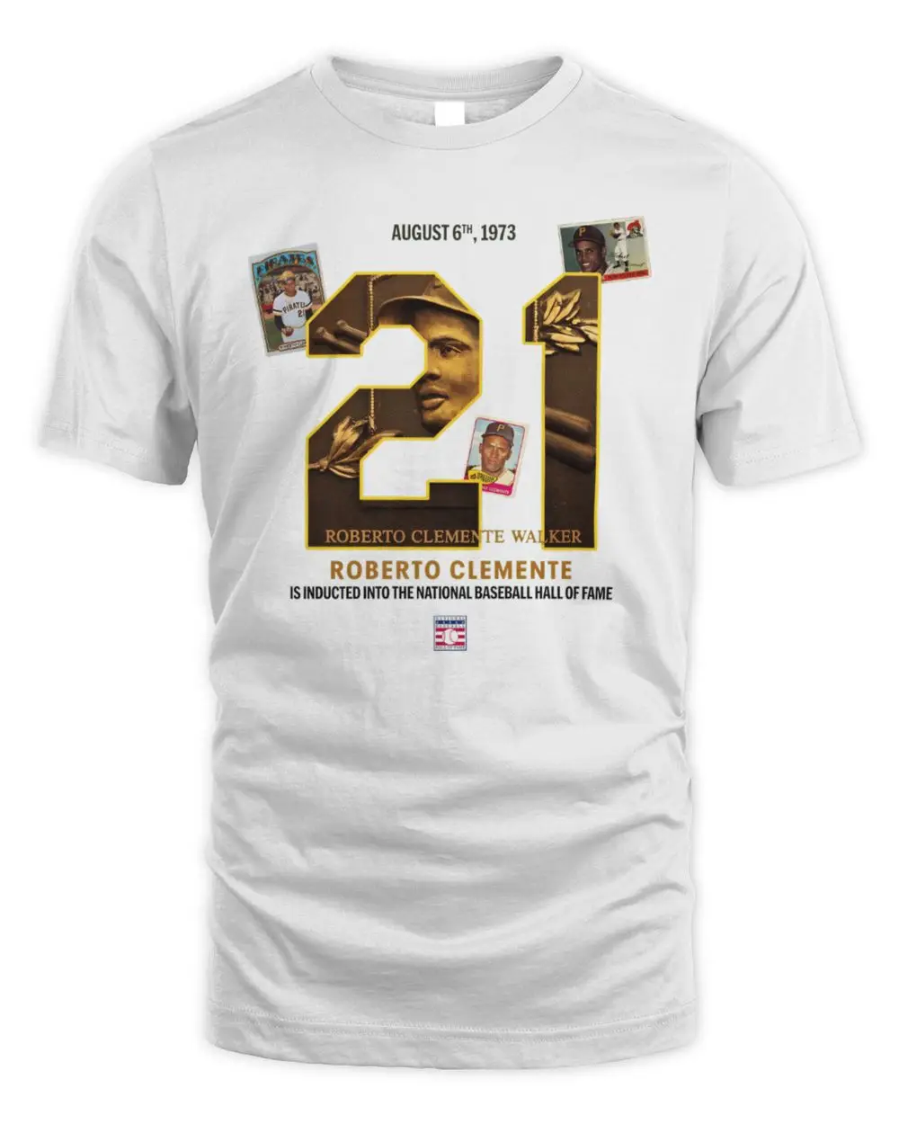 Roberto Clemente walker The Great One Hall Of Fame T-Shirt Roberto Clemente walker The Great One Hall Of Fame T-Shirt - Image 1