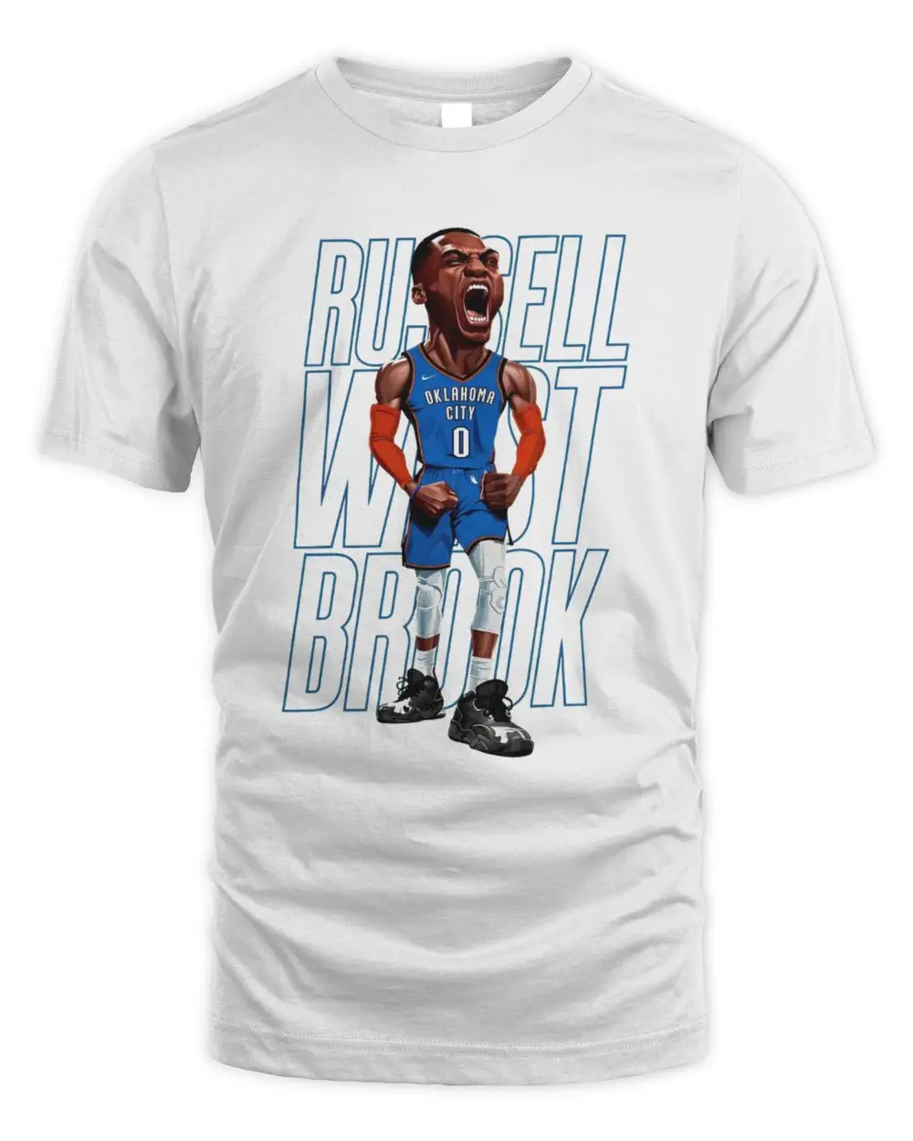 Russell Westbrook NBA Oklahoma City Thunder Scream Official Hoodie Russell Westbrook NBA Oklahoma City Thunder Scream Official Hoodie - Image 1