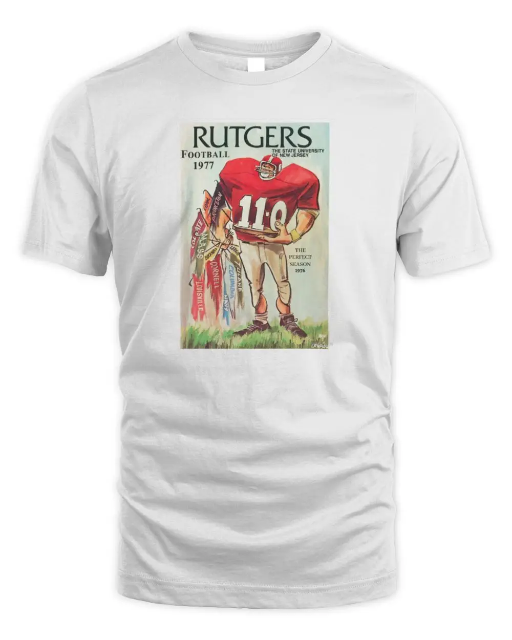 Rutgers The State University Of New Jersey Football 1977 The Perfect Season 1976 Hoodie Rutgers The State University Of New Jersey Football 1977 The Perfect Season 1976 Hoodie - Image 1