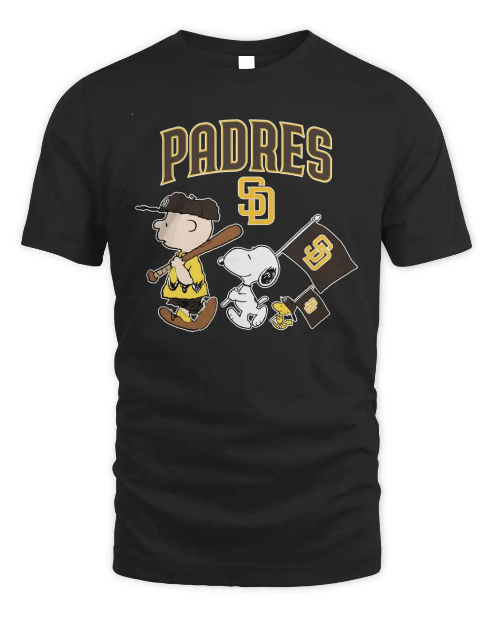San Diego Padres Baseball X Peanuts Snoopy Flag Hoodie San Diego Padres Baseball X Peanuts Snoopy Flag Hoodie - Image 1