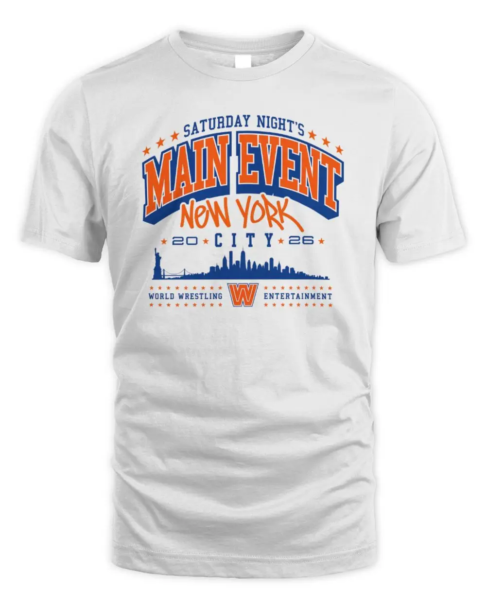 Saturday Night's Main Event 2026 NYC Skyline Retro T-Shirt