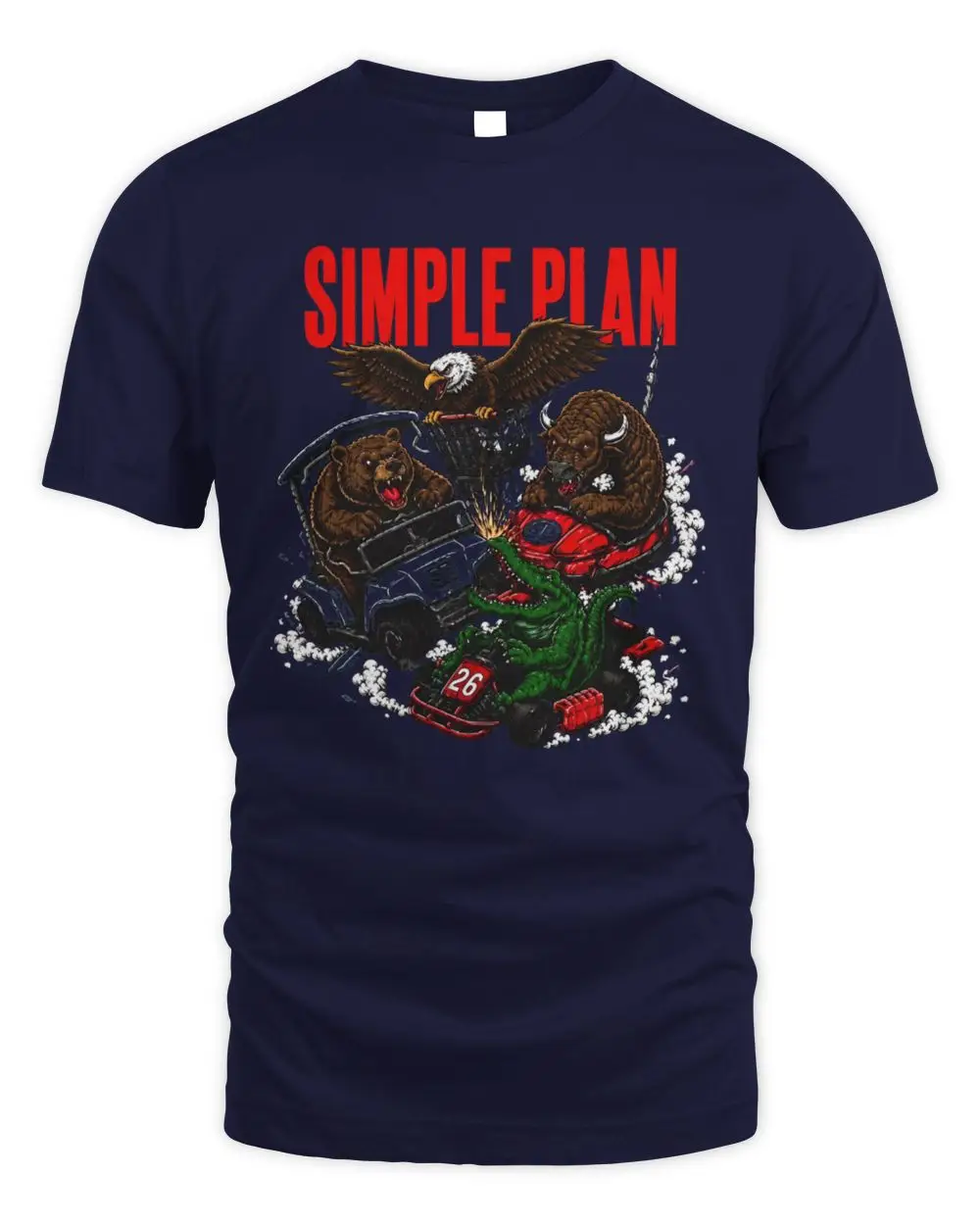 Simple Plan Tour Merch The Bigger Than You Think Tour 2026 The Sequel T-Shirt