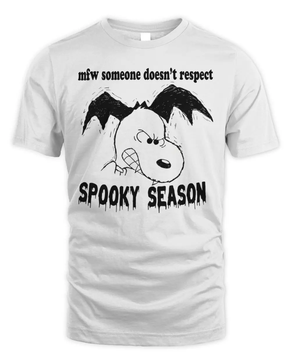 Snoopy Mfw Someone Doesn’t Respect Spooky Season Shirt